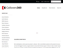 Tablet Screenshot of coilovers360.com